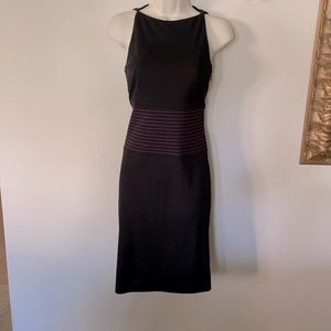 Classic little black dress with hot pink detail❤️